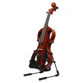 Glarry Foldable Instrument Stand for Ukuleles and Violins Black