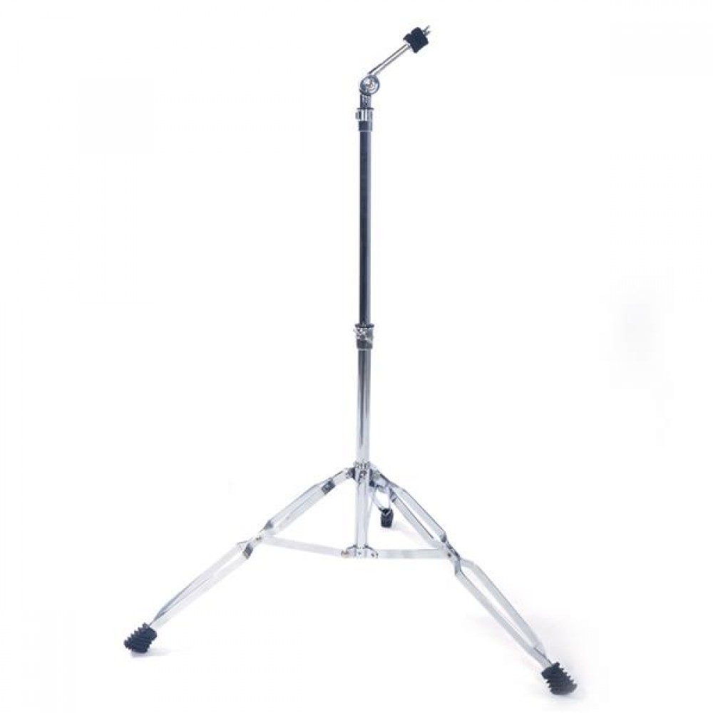 [US-W]Glarry Straight Cymbal Stand Drum Hardware Percussion Mount Holder Gear Set Silver