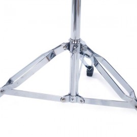 [US-W]Glarry Straight Cymbal Stand Drum Hardware Percussion Mount Holder Gear Set Silver
